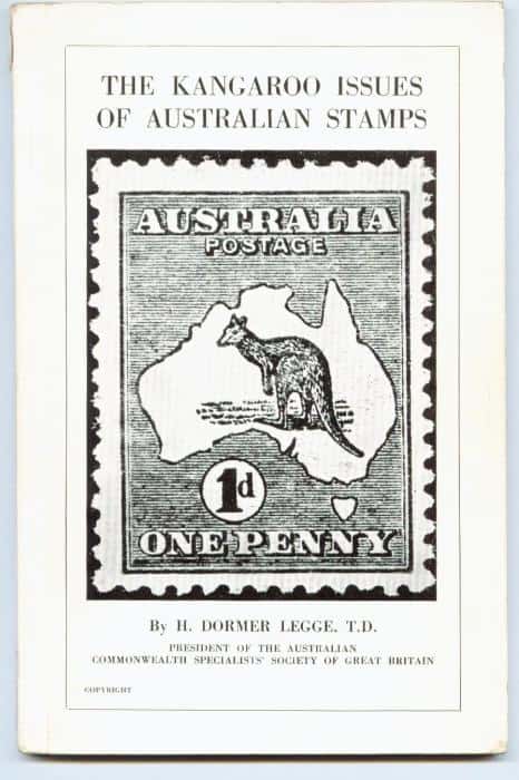 The Kangaroo Issues of the Stamps of the Commonwealth of Australia