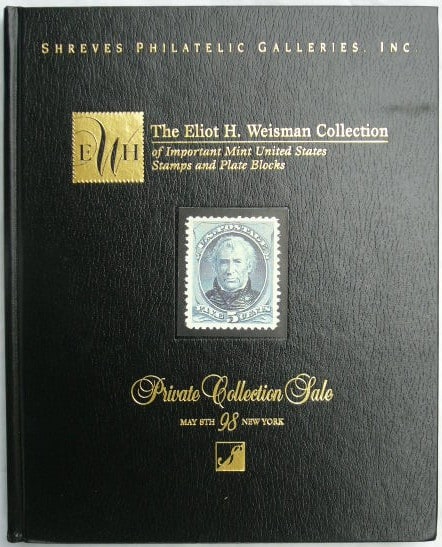 The Eliot H. Weisman Collection of Important Mint United States Stamps and Plate Blocks