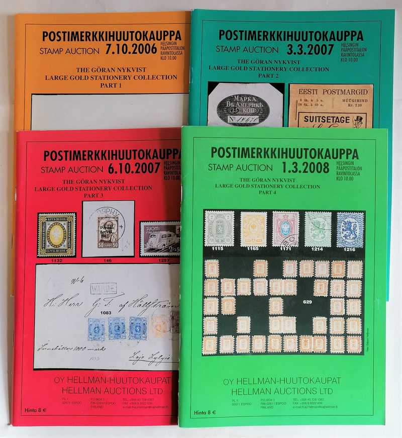 The Göran Nykvist Large Gold Stationery Collection Parts 1-4