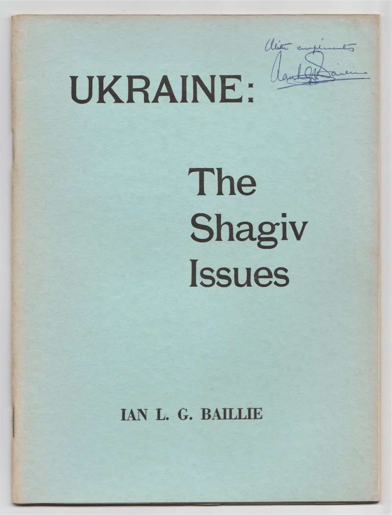 Ukraine the Shagiv Issues