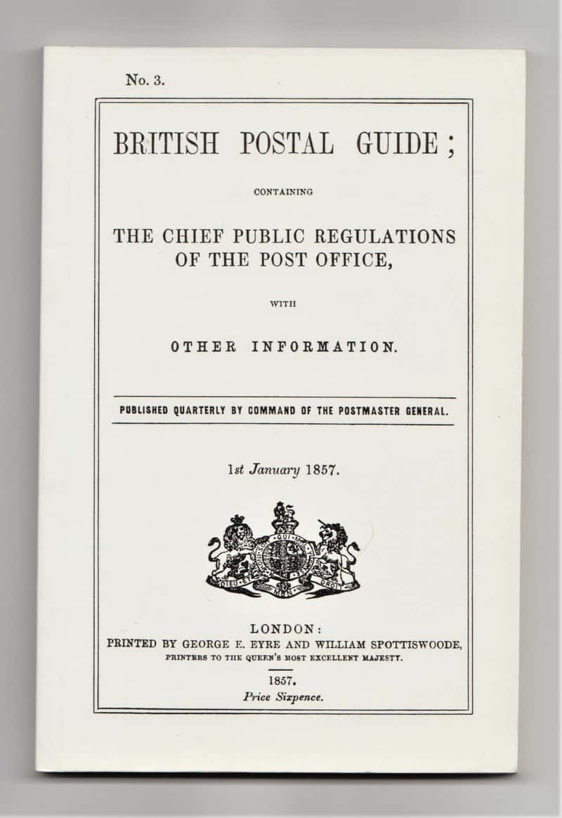 British Postal Guide 1857