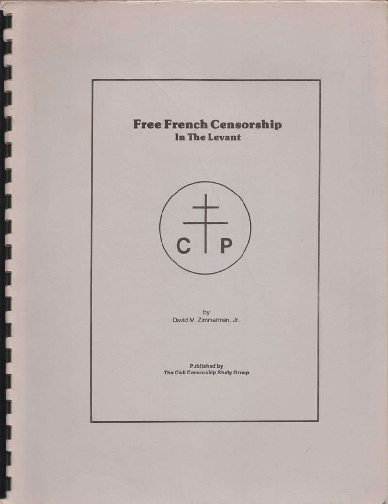 Free French Censorship in the Levant
