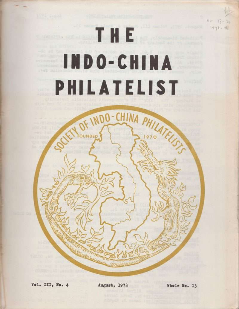 The Indo-China Philatelist