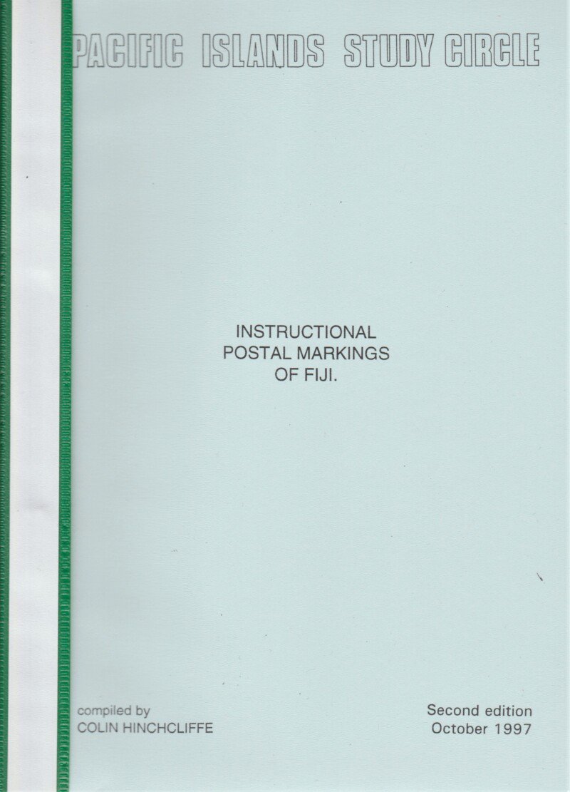 Instructional Postal Markings of Fiji