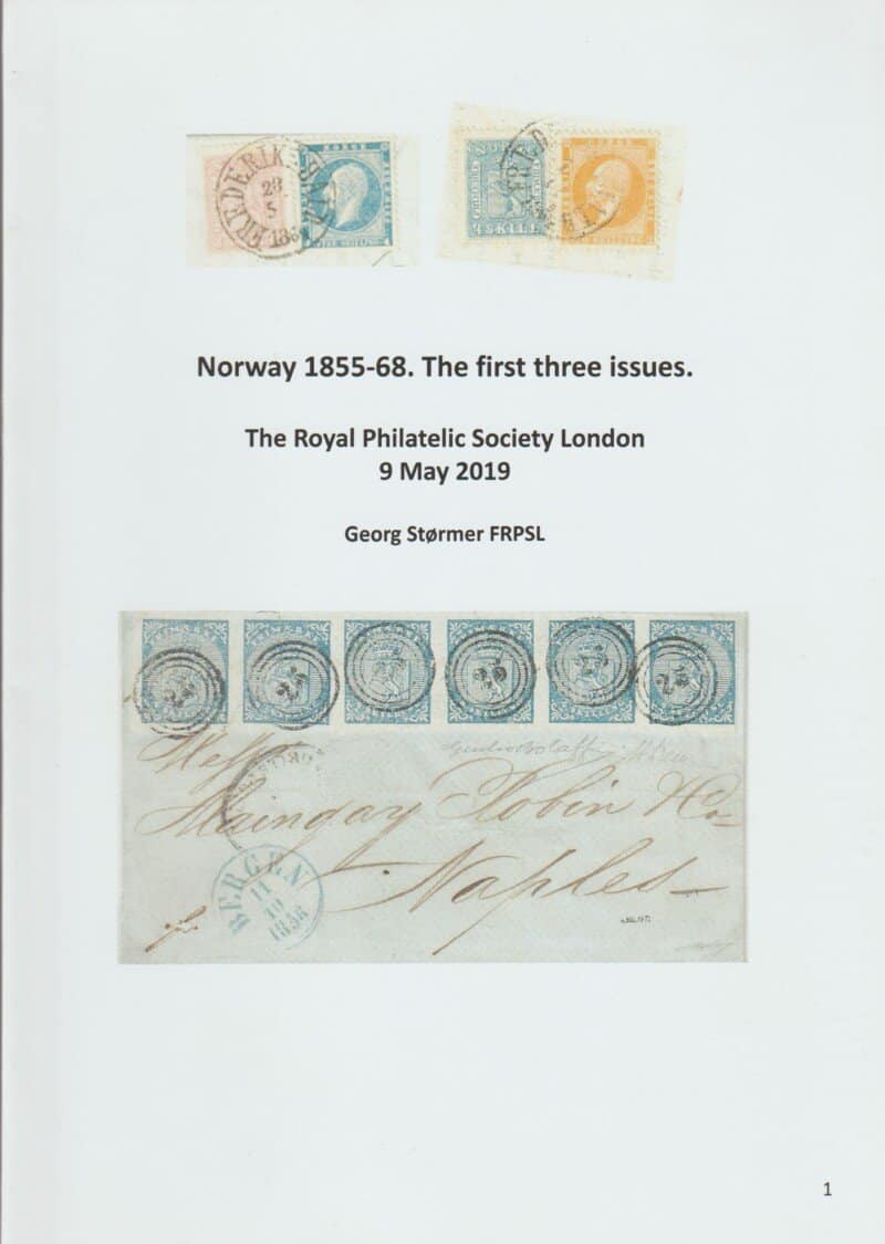 Norway 1855-68. The first three issues.