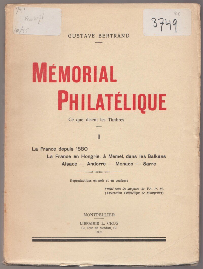 Mémorial Philatélique ~ Ce que disent les Timbres Vlol 1