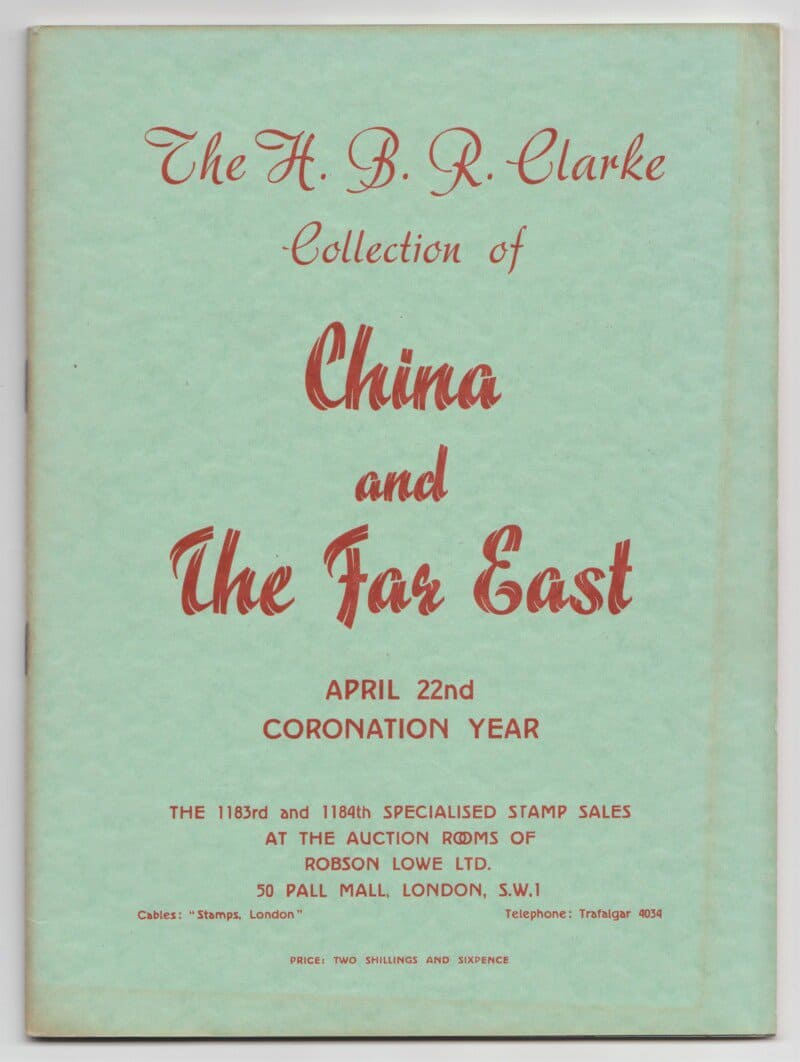 The H.B.R. Clarke Collection of China and The Far East