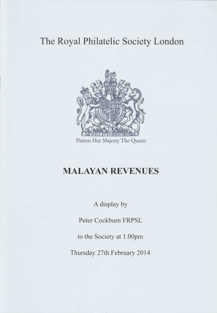 Malayan Revenues
