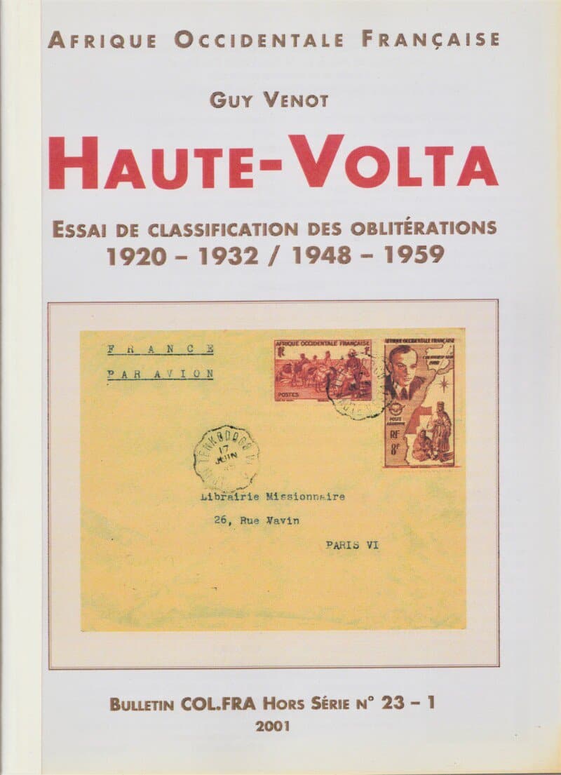 Haute-Volta - Essai de Classification des Oblitérations