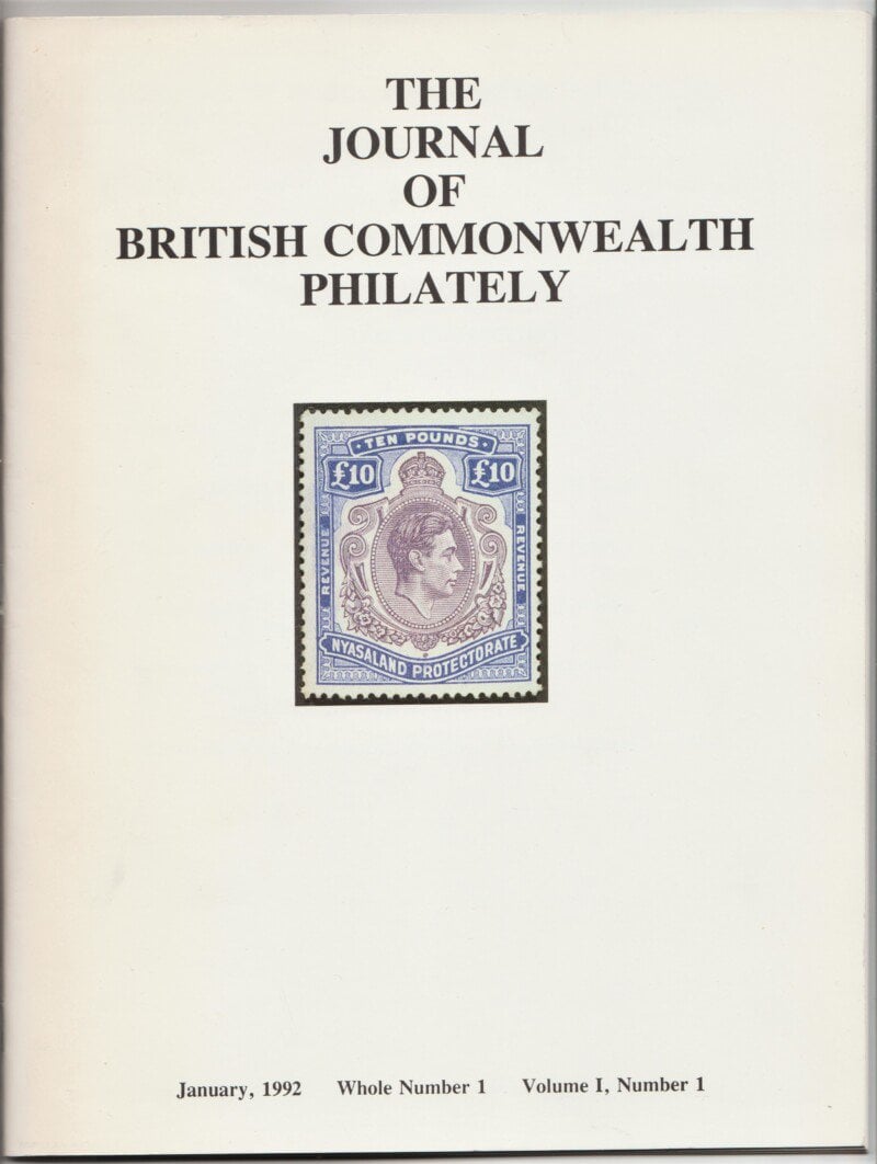The Journal of British Commonwealth Philately