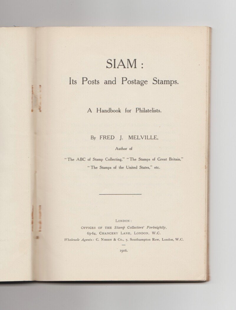 Siam: Its Posts and Postage Stamps