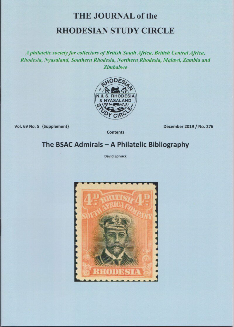 The BSAC Admirals - A Philatelic Bibliography
