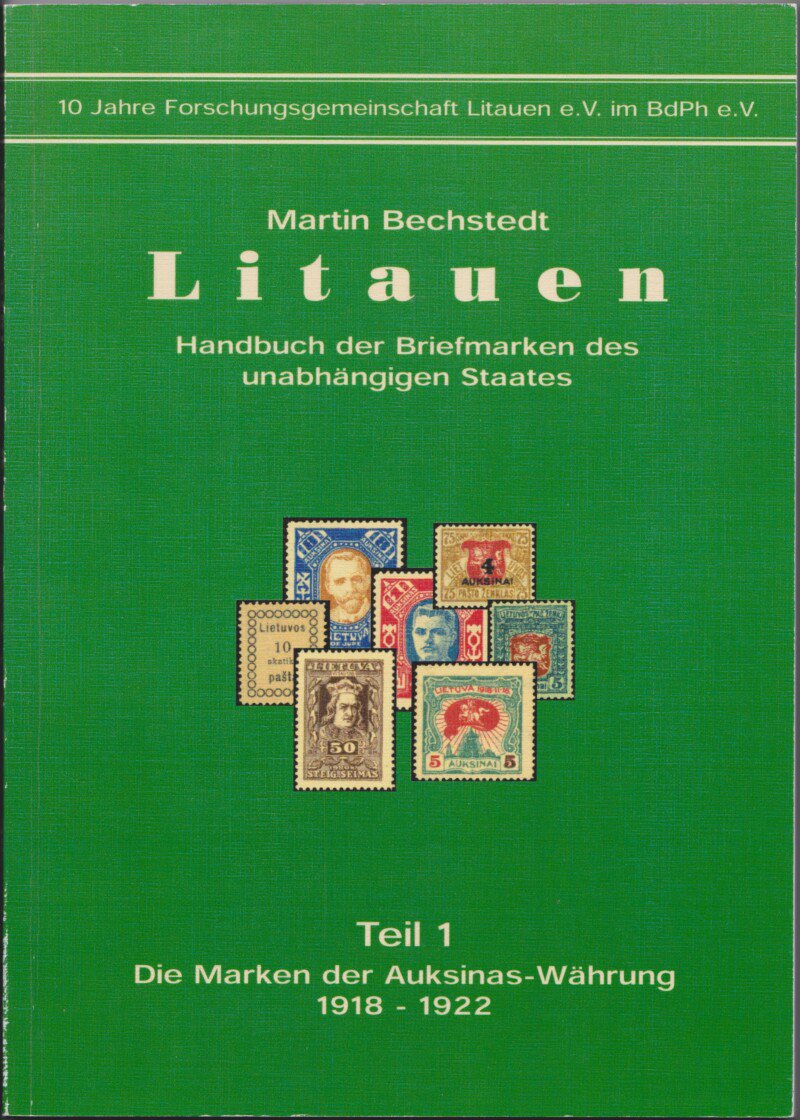Litauen Handbuch der Briefmarken des unabhängigen Staates