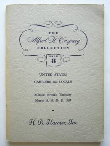 The Alfred H. Caspary Collection Sale 8 United States Carriers and Locals