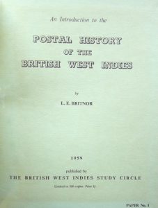 An Introduction to the Postal History of the British West Indies