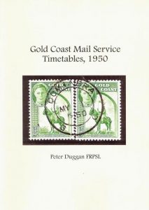 Gold Coast Mail Service Timetables