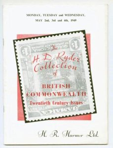 The "H.D. Ryder" Collection of British Commonwealth Twentieth Century Issues