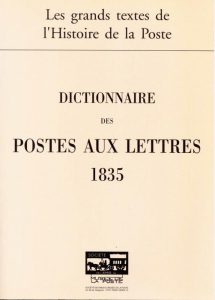 Dictionnaire des Postes aux Lettres 1835