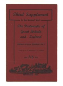 Third Supplement to "The Postmarks of Great Britain and Ireland"