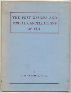 The Post Offices and Postal Cancellations of Fiji