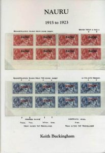 Nauru 1915 to 1923