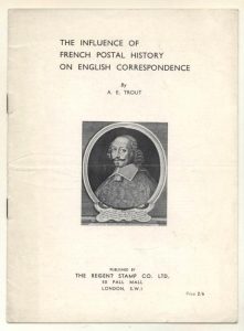 The Influence of French Postal History on English Correspondence