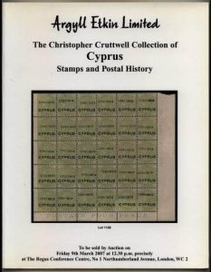 The Christopher Cruttwell Collection of Cyprus Stamps and Postal History