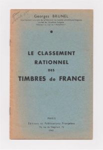 Le Classement Rationnel des Timbres de France