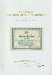 Canadian Election Postal Stationery