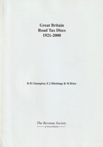 Great Britain Road Tax Discs 1921-2000