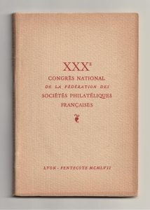 XXXe Congrès National de la Fédération des Sociétés Philatéliques Françaises
