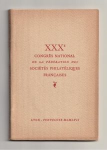 XXXe Congrès National de la Fédération des Sociétés Philatéliques Françaises