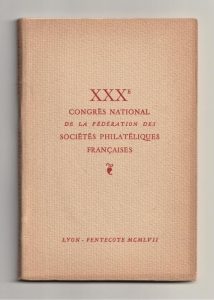 XXXe Congrès National de la Fédération des Sociétés Philatéliques Françaises