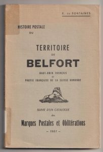 Histoire Postale du Territoire de Belfort