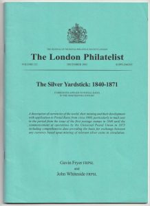 The Silver Yardstick: 1840-1871