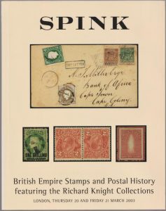 British Empire Stamps and Postal History featuring the Richard Knight Collections