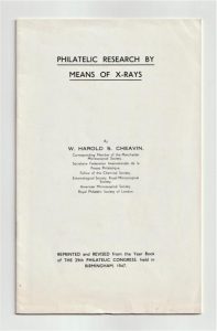 Philatelic Research by Means of X-Rays