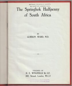 The Springbok Halfpenny of South Africa