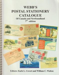 Webb's Postal Stationery Catalogue of Canada and Newfoundland