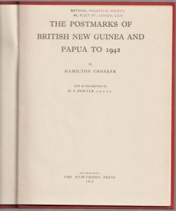 The Postmarks of British New Guinea and Papua to 1942