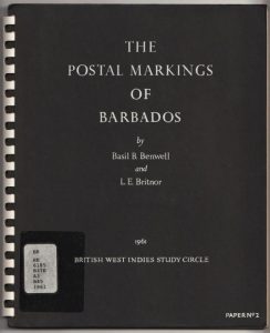 The Postal Markings of Barbados