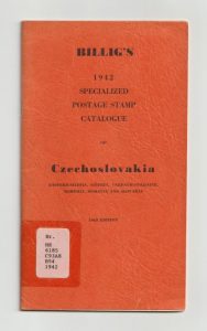 Billig's 1942 Specialized Postage Stamp Catalogue of Czecholovakia