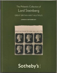 The Philatelic Collection of Lord Steinberg