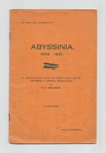 Abyssinia 1929-1931