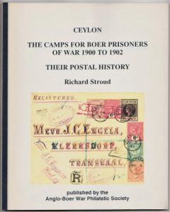 Ceylon - The Camps for Boer Prisoners of War 1900 to 1902