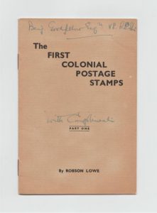 The First Colonial Postage Stamps