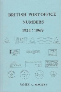 British Post Office Numbers 1924-1969