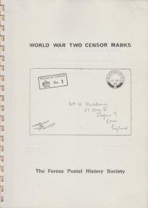 World War Two Censor Marks