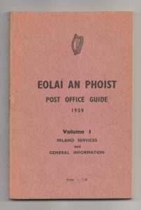 Eolaí an Phoist/Post Office Guide 1959