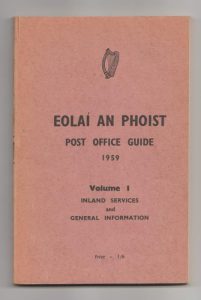 Eolaí an Phoist/Post Office Guide 1959